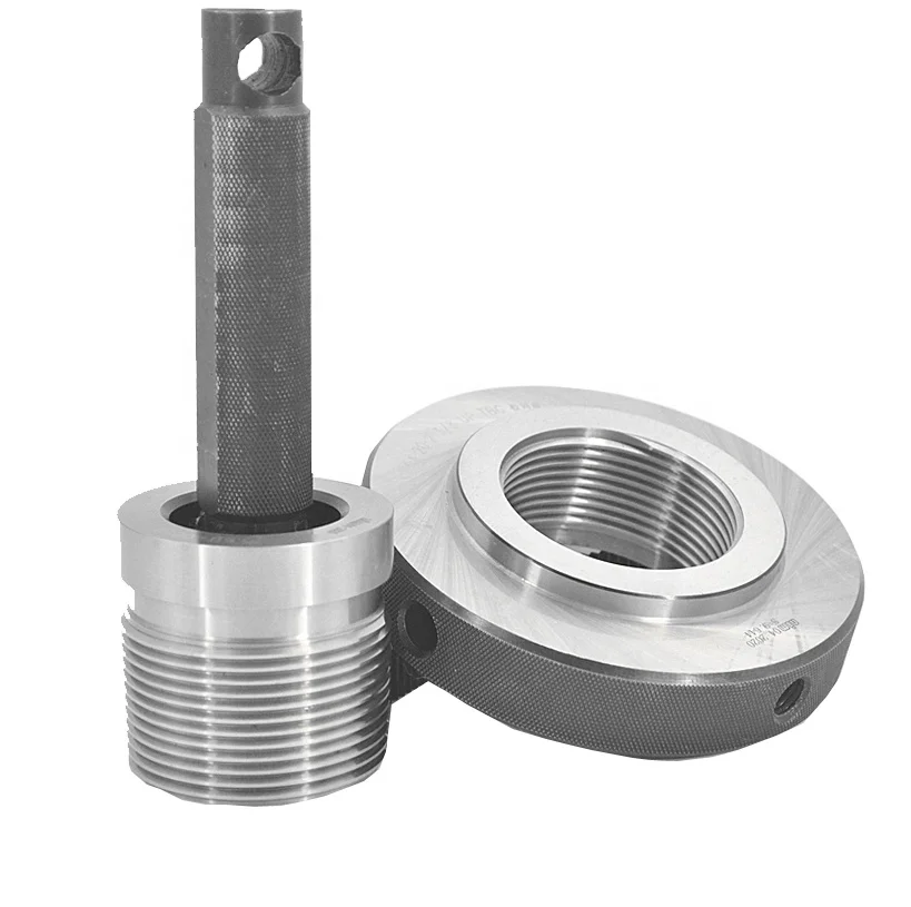 Factory Price API Spec5B 2 3/8 EUE/UPTBG Ring&Plug Working Thread Gage, Heat Treating GCr15 API Thread Gage for Tubing Coupling