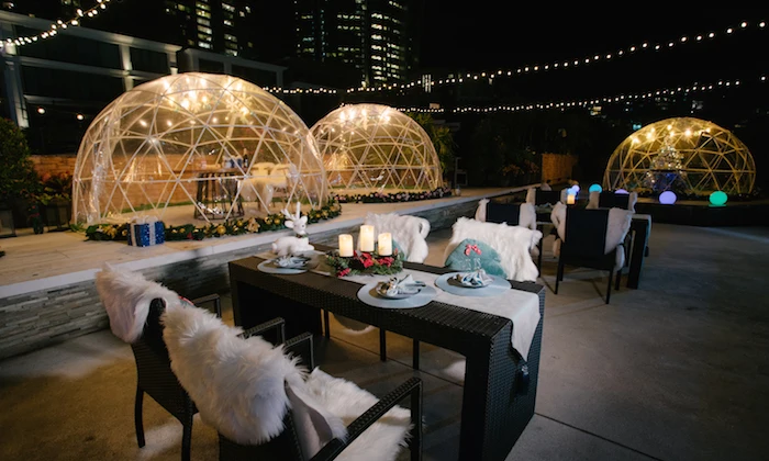 Wholesale 3m transparent PVC dome tent for outdoor restaurants cafes