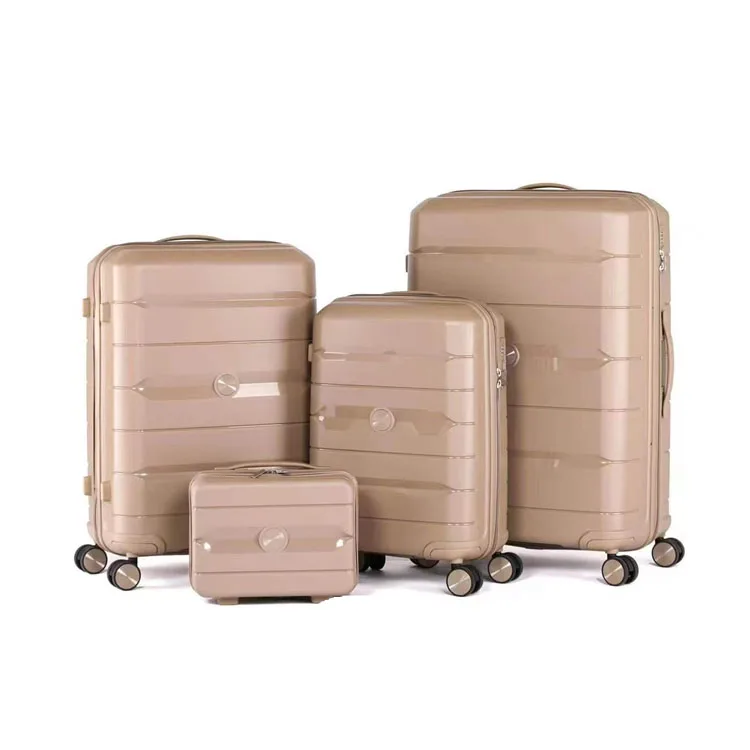 New Hot Sale PP Zipper Suitcase Set Traveling Case Factory Price 3 Pcs Business Luggage Set