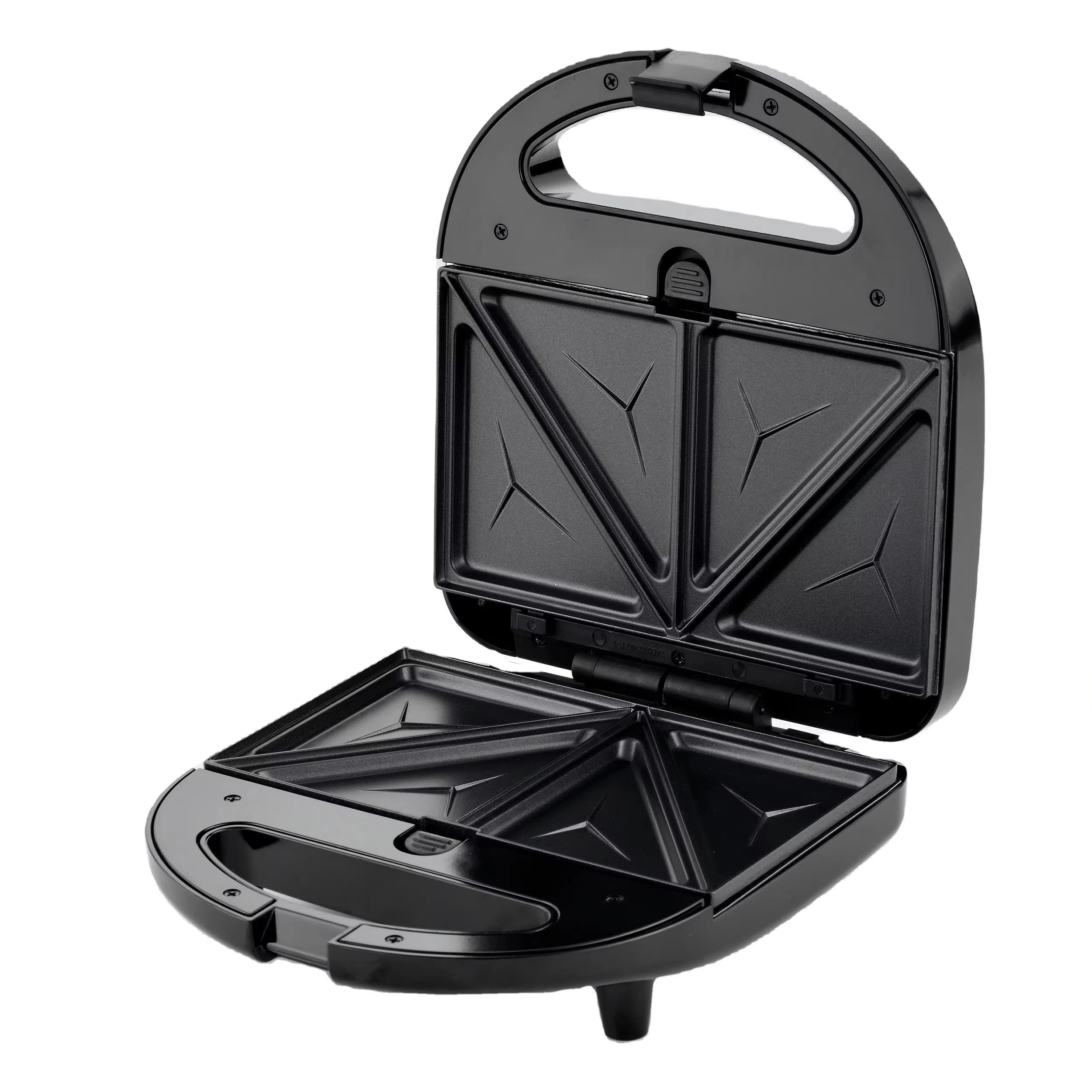 6-In-1 Detachable Stainless Steel Waffle Sandwich Toaster With Multi-Plate Options