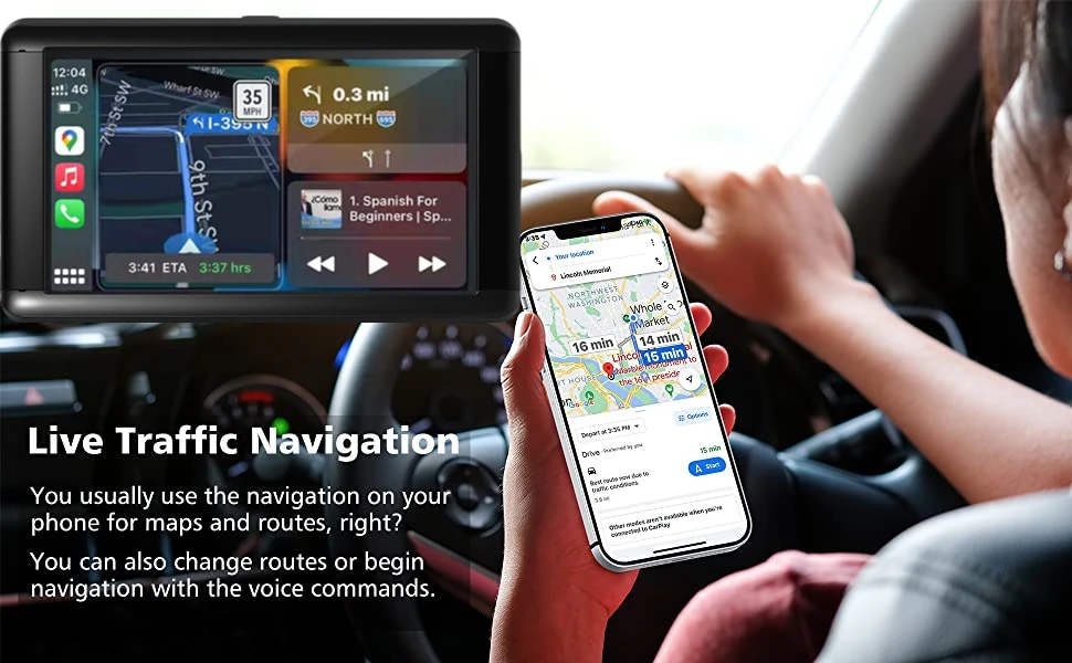 2022 лучший видеорегистратор 5G глобальная сеть подключение Carplay и Android Авто приборная панель камера для вождения автомобиля
