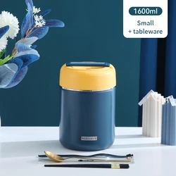 WORTHBUY Office School Food Jar 304 Stainless Steel Food ContainerThermal Vacuum Insulated Lunch Box For Cold and Hot Food