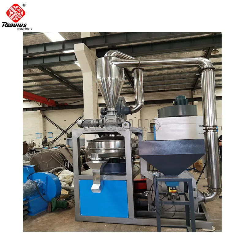 CE Certification Powder Milling Machine PP PE ABS Granules Pellets Grinding Recycling Pulverizer