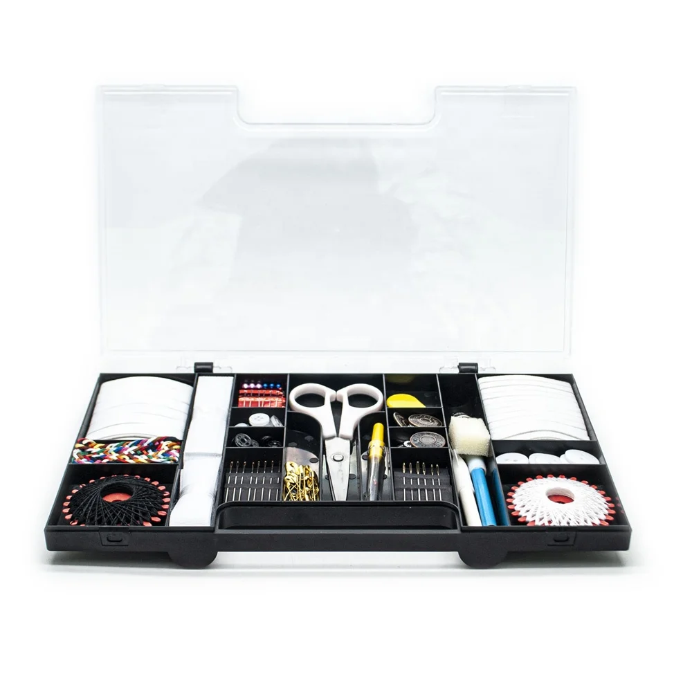 90 pcs pack multi function professional sewing kit box for hand sewing and sewing machine