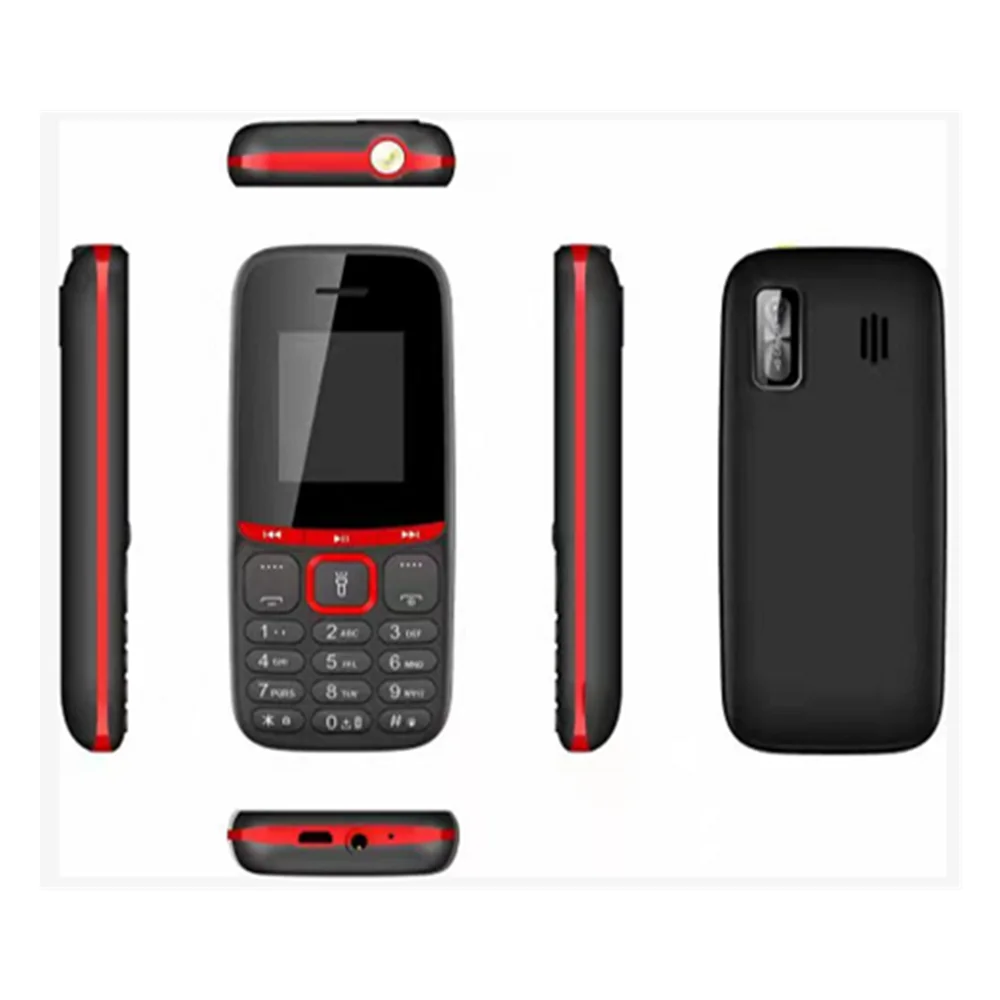 Factory Hot Sale Black GSM OEM ODM Manufacturer Ultra Cheap Senior 2G Mobile Phone