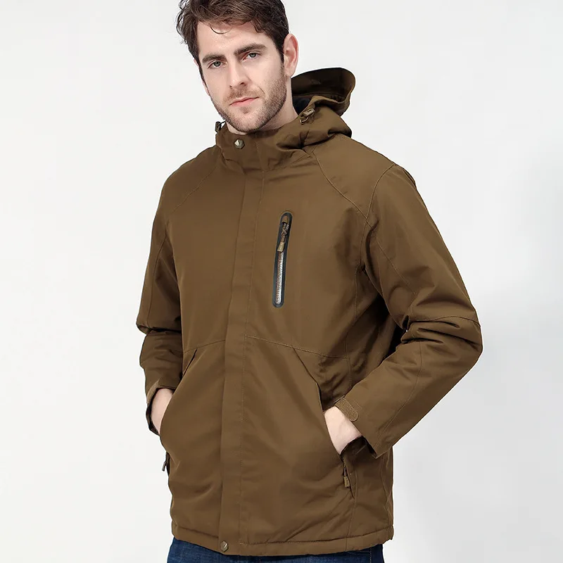 OEM/ODM Wholesale Winter Warm Coat Waterproof Outdoor Hunting Skiing Jacket Rechargeable Battery Heated Jacket Customized Logo