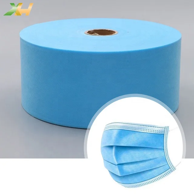 Factory Produce Mask Material Nonwoven Fabric SMS, PP Spunbonded Non Woven Fabric, Melt-blown Nonwovens