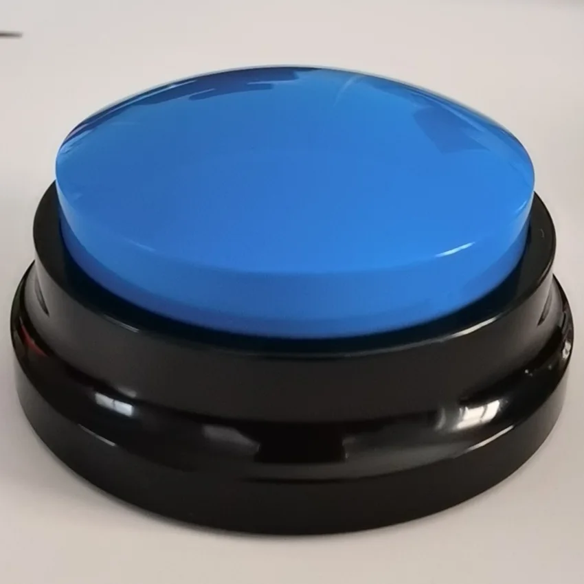 Factory supply recordable answer talking buzzer custom sound dog buttons can recording for dog training