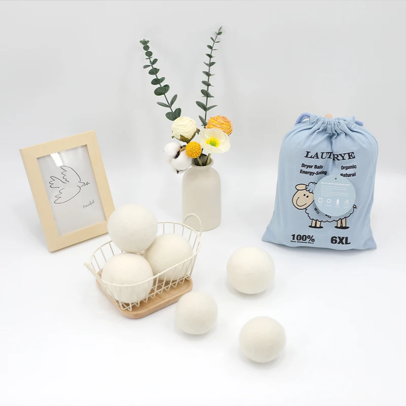 Cheap price high quality L 100 % organic new zealand bulk wool dryer balls in stock bulk wool dryer balls colorful