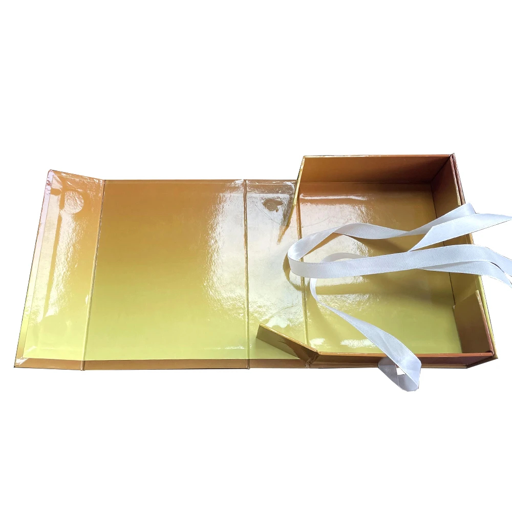 Custom Logo Caja De Carton Paper Cardboard Printed Luxury Magnet Pink Black Flap Ribbon Packaging Folding Magnetic Gift Box