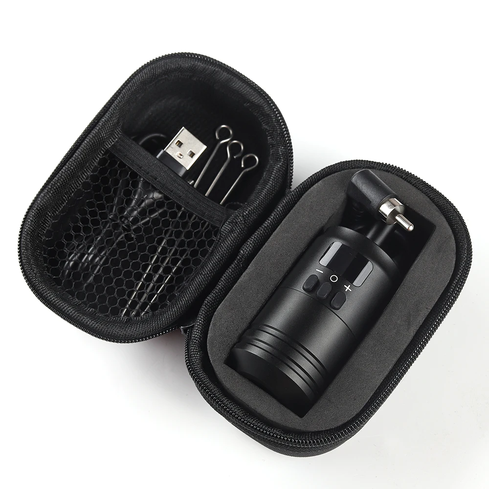 Ambition Digital Rechargeable Electric Adjustable Tattoo Wireless Battery Grip Tattoo Power Grip for Rotary Motor Machine