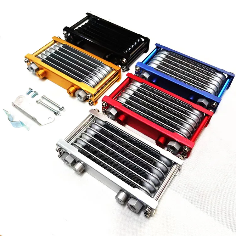 high quality  Bike oil cooler Radiator set for motorcycle