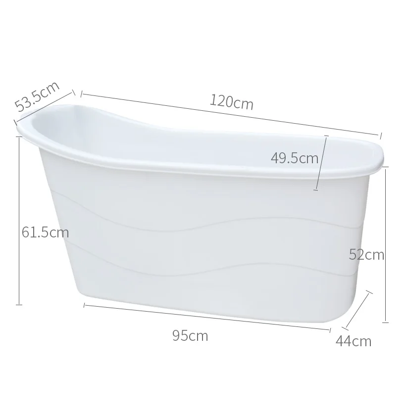 freestanding bath tub Cheap Portable Adult Plastic Bathtub Large Adult