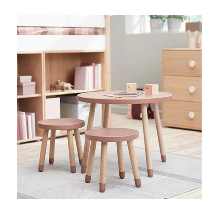 Wooden Dining Tables And Chairs Set Baby Table And Chair Preschool Table And Chairs