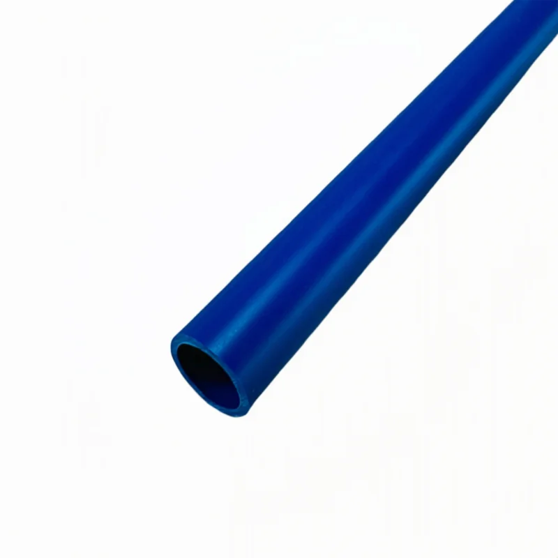 Customized Wholesale Dark blue plastic Tube electrical conduit pipe material Polyvinyl chloride pvc pipe plastic tubes