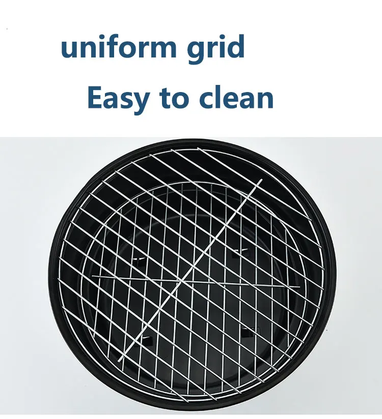 China Factory Hot Barbecue Accessories Round Carbon Grill Camping Outdoor Mini Charcoal Grill