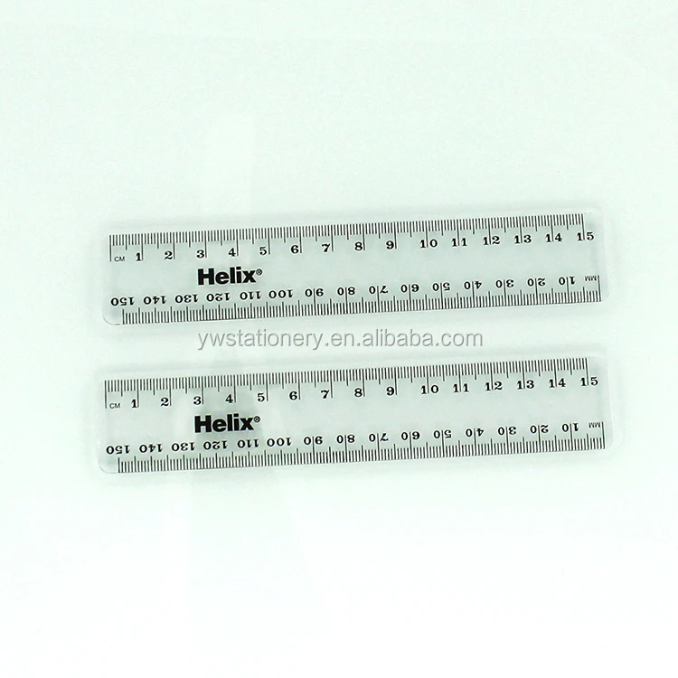 6 Inches Inch Ruler 15cm Plastic Scale Ruler Personalized Custom Ruler