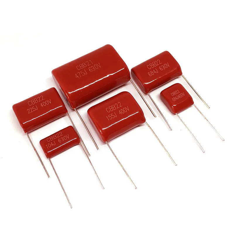 Lorida Factory Custom CBB22 104J 250V 400V P7.5 P10 0.1UF100NF 104k 310v polyester power thin polypropylene film capacitor