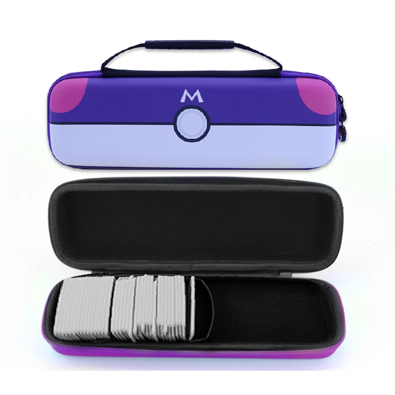 HOT SELL Portable Hard Shell EVA case Carry Travel bag Video Storage Bag Handbag for Pokemon Cards Anime Pokemon Go Vmax Card