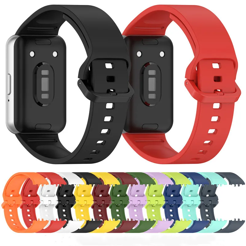 Silicone Strap for Samsung Galaxy Fit 3 Sport Bracelet Watchband for Samsung Galaxy Fit3 Comfortable Replaceable Wristband Belt