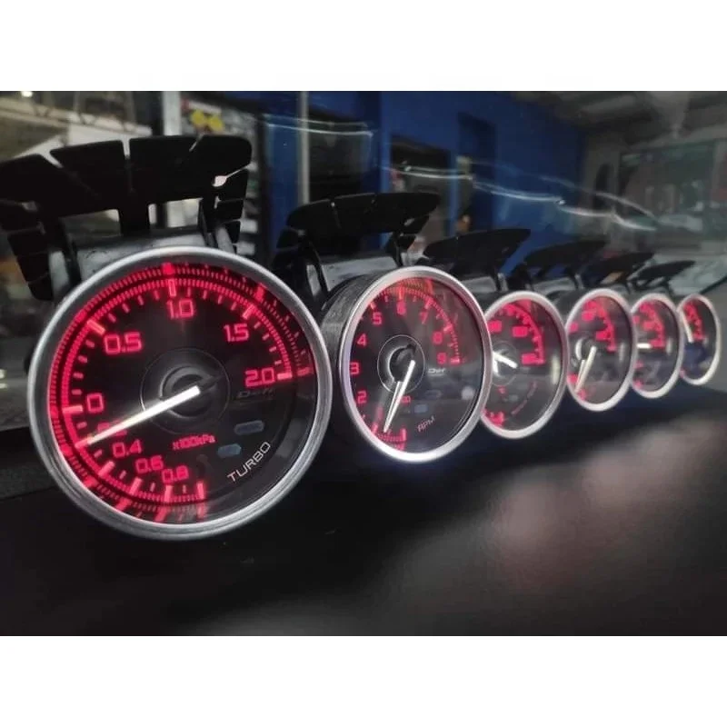 7 видов цветов OBD2 Defi A1 датчик 2 5 дюймов температура воды температуры масла турбо давление вакуумный вольт Тахометр Счетчик оборотов в минуту