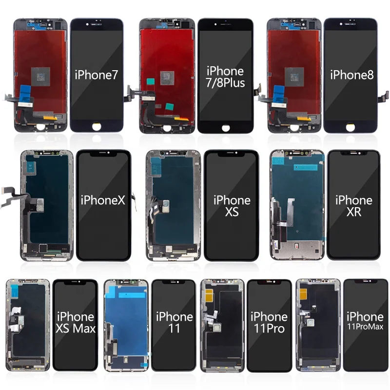 ЖК-дисплей для мобильного телефона iPhone 11 X XR XS Max 12 Pro замена экрана с цифровым преобразователем oled онлайн мобильные