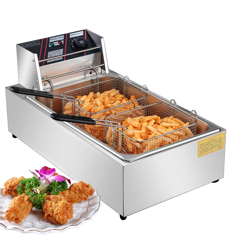 Hot Selling Cooking Fryer oil Filter Fryer Automatic Commercial Electric Fryer