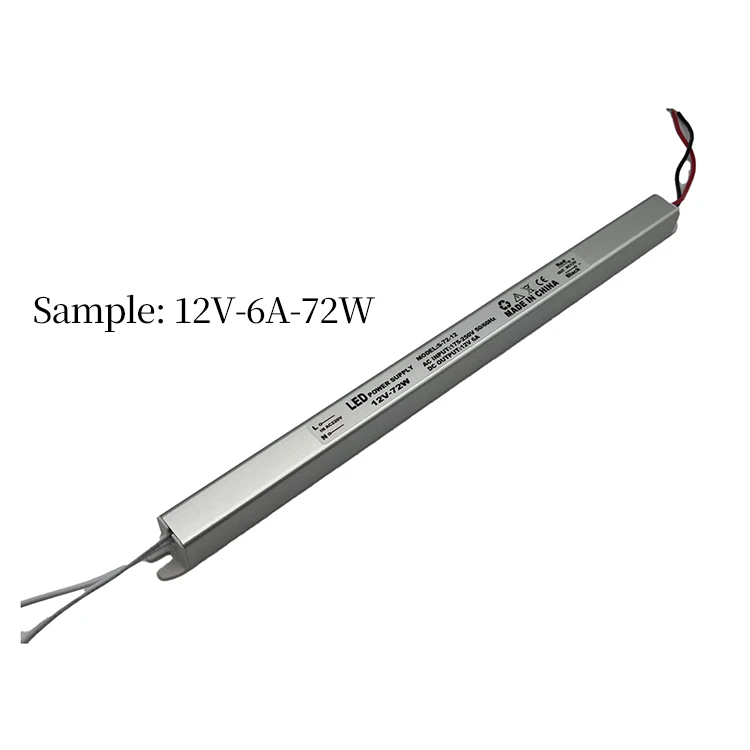18 Вт 24 Вт 36 Вт 48 Вт 60 Вт 72 Вт 100 Вт Светодиодный драйвер тонкий тип импульсный источник питания