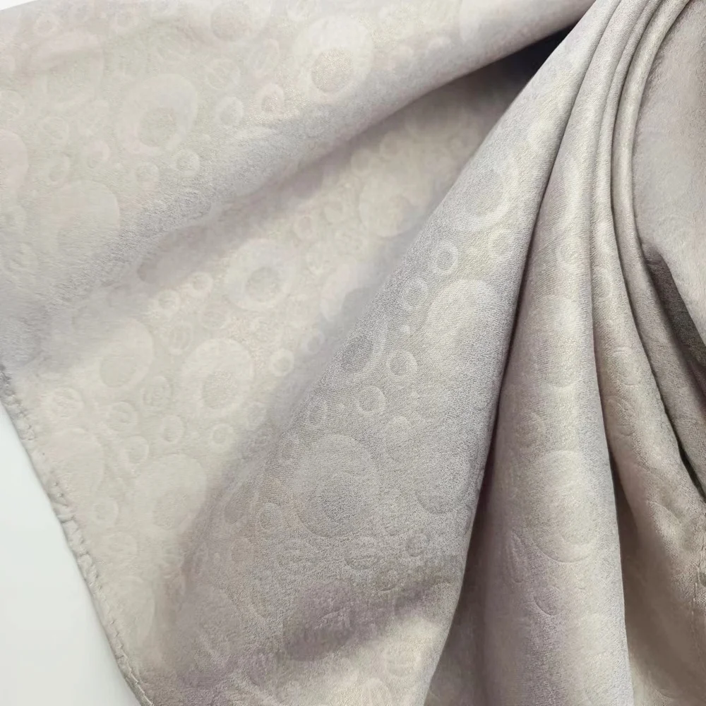 JYL Most Beautiful  Hijab  Scarf For Muslim Women Embossing  Head Wrap satin print long hijab