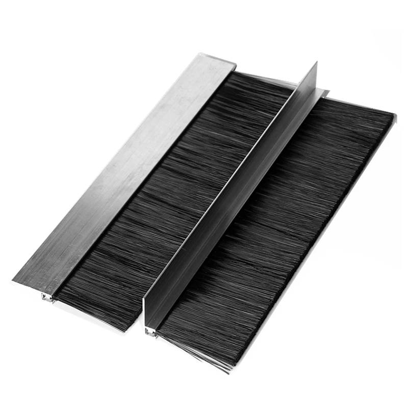 Industrial Flexible Safety Nylon Bristle High Temperature Resistant Strip Brush Door Seal
