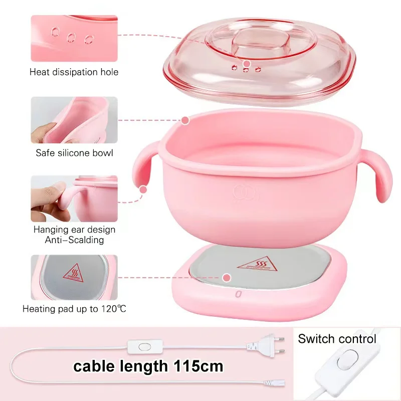 Silicone Wax Warmer Newest Wax Machine Professional Depilatory Wax Heater Melting Warmer