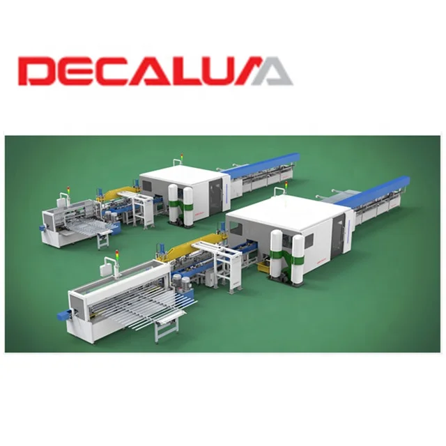 PV Solar Frame Processing Line Automatic Feeding, Cutting, Punching Production Line