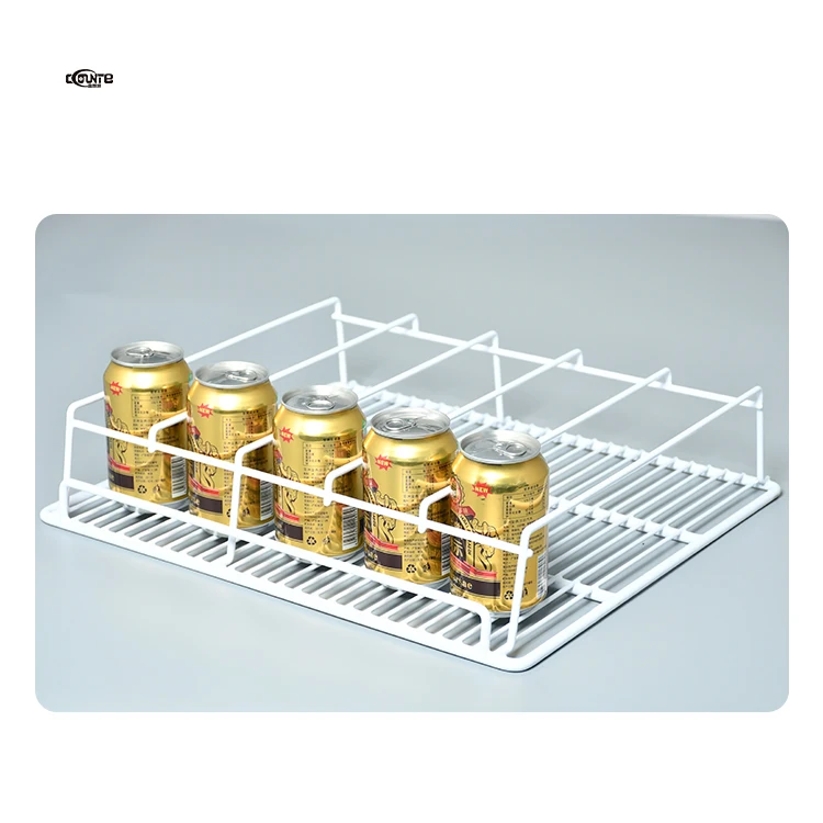Wholesale Grocery Store Beverage Bottle Freezer Room Glides Cooler Shelf Roller Shelves