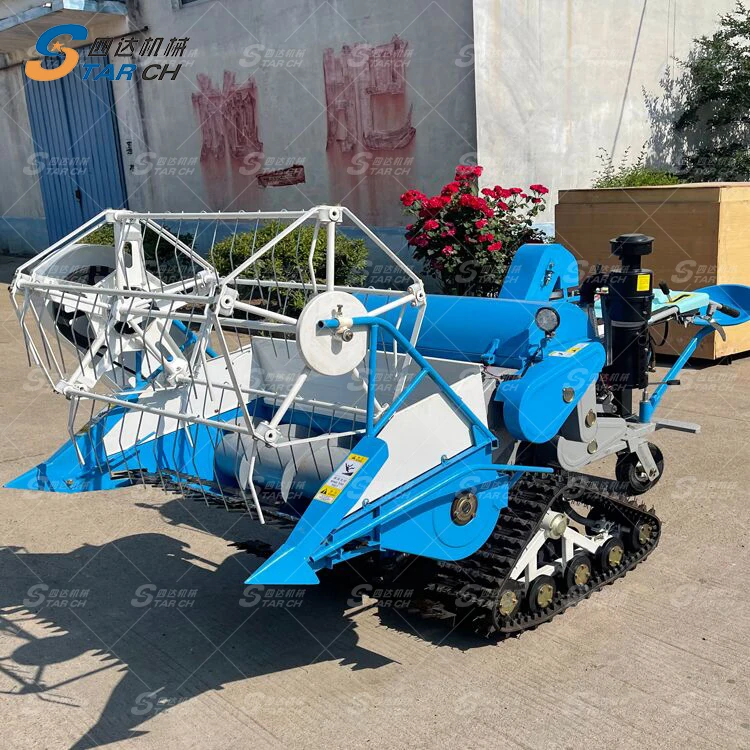 Factory Price Hot Sale Automatic Agriculture Farm rice harvester mini machine