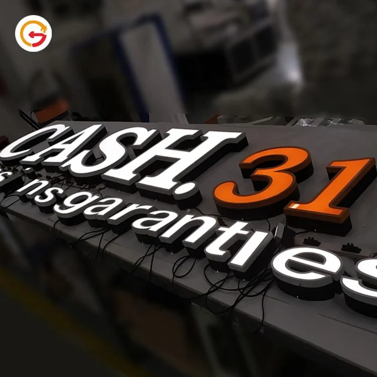 JAGUARSIGN Manufacturer Custom Signs for Business Front Lighting Logo Letreros Personalizados