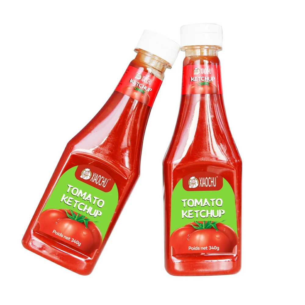 Factory price delicious 340g 5kg tomato ketchup with OEM brand for cooking