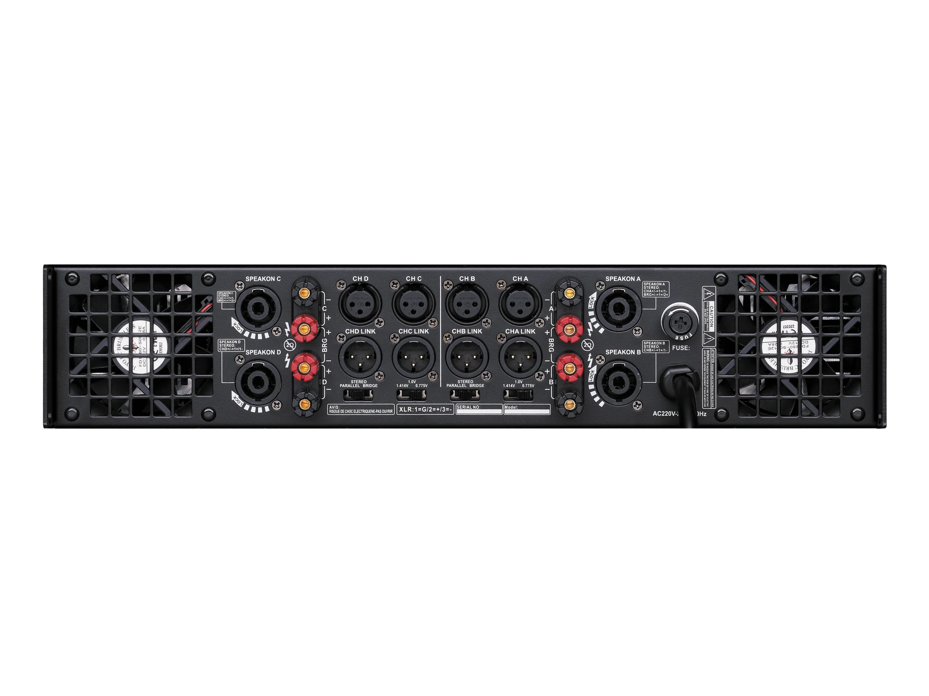 Новое поступление RX4800 2U 800 Вт медный трансформатор усилитель мощности dj контроллер 4-канальный