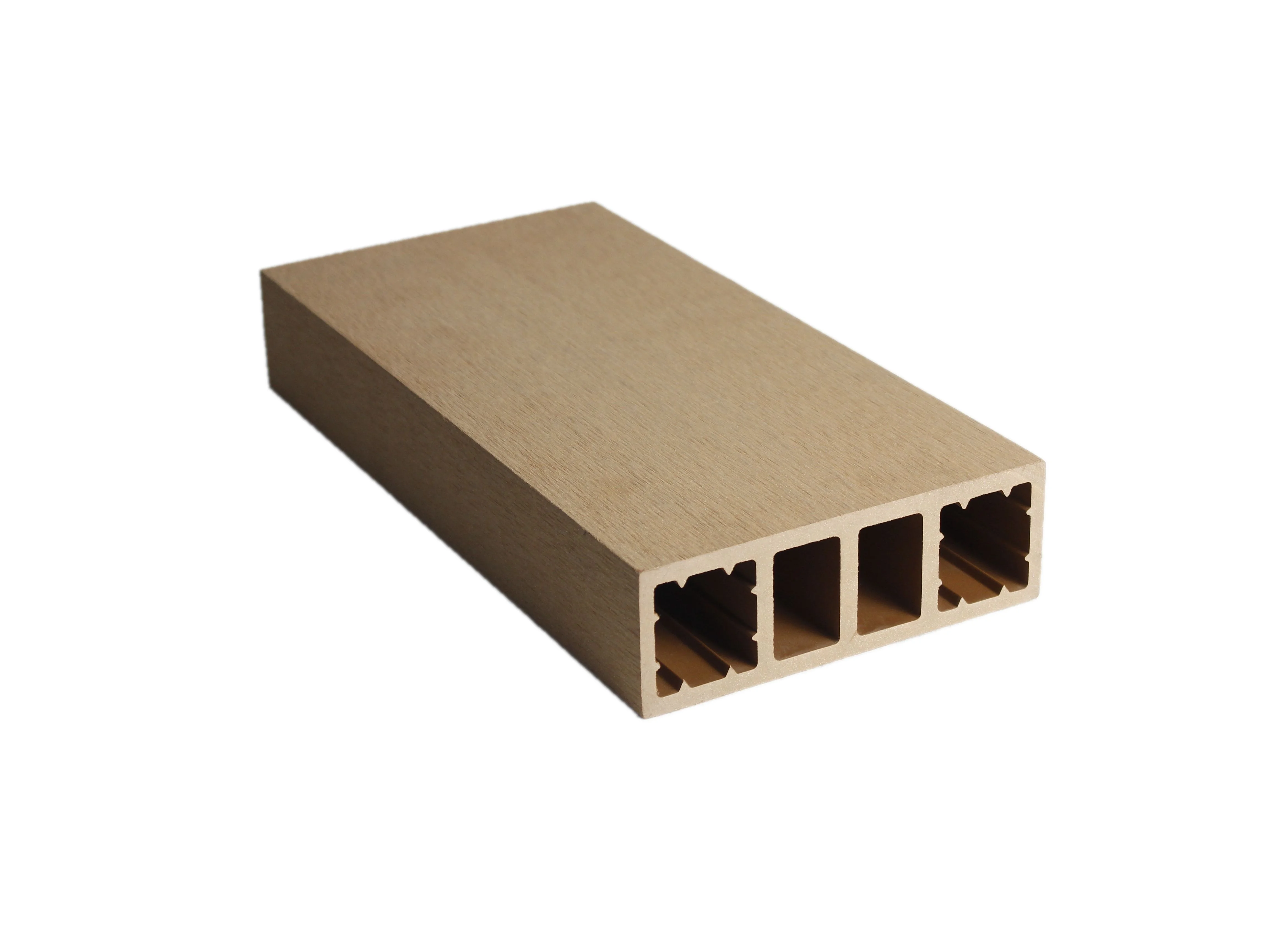 WPC louver tube for garden pergola