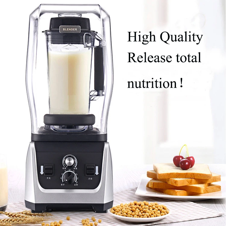 Home Kitchen Appliance 2300W Stainless Steel 6 Blades Double Protection  Smoothie Juicer Shakes Blender