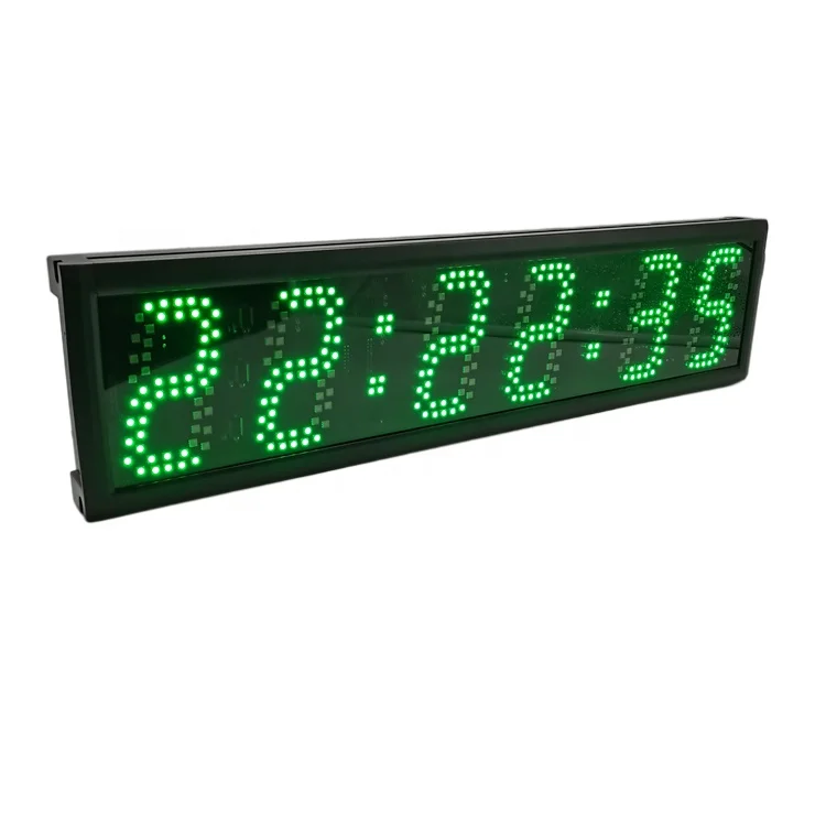 Jhering 5 Inch 7 Color High Brightness Timer Large Display Screen Buttons Box Battery Race Timing Clock