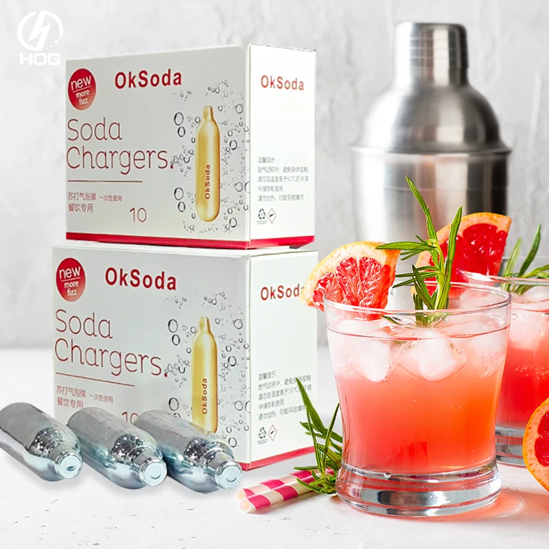 Лидер продаж 2024 оптовая продажа высокое качество 8 г картридж для зарядного устройства Co2 давление инструмент баллонов Fastgas Soda