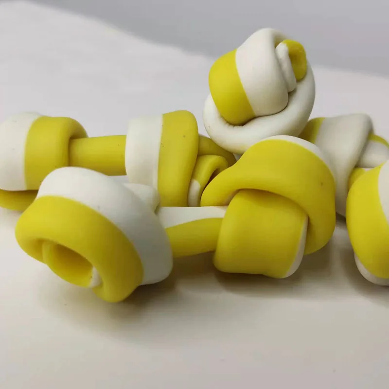 OEM or wholesale pet food dog treats pet dental chew snacks banana flavor chocolate flavor can be customized flavors