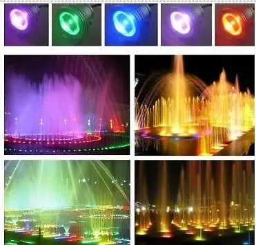 10W Waterproof RGB LED Underwater Light Submersible Garden Pond Fountain 24Key Remote Controlled Lamp for Swimming Pool Aquarium