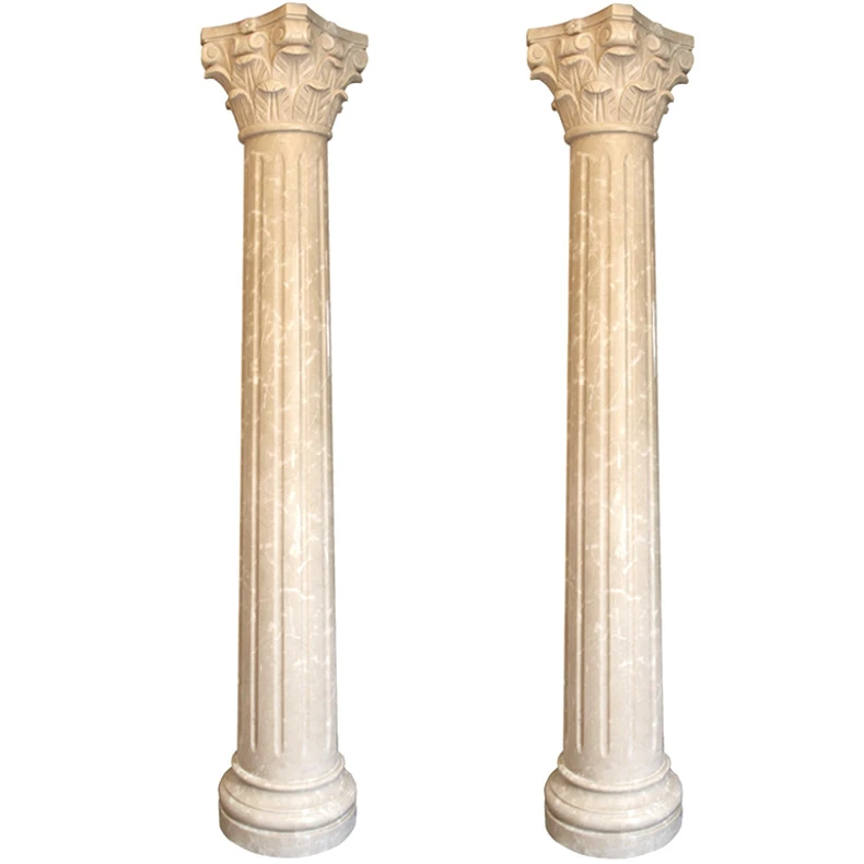 European Style Cheap Stone Pillar Roman Column