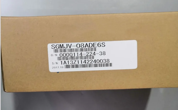 New YASKAWA AC SERVO MOTOR SGMJV-08ADE6S Single Phase Motor