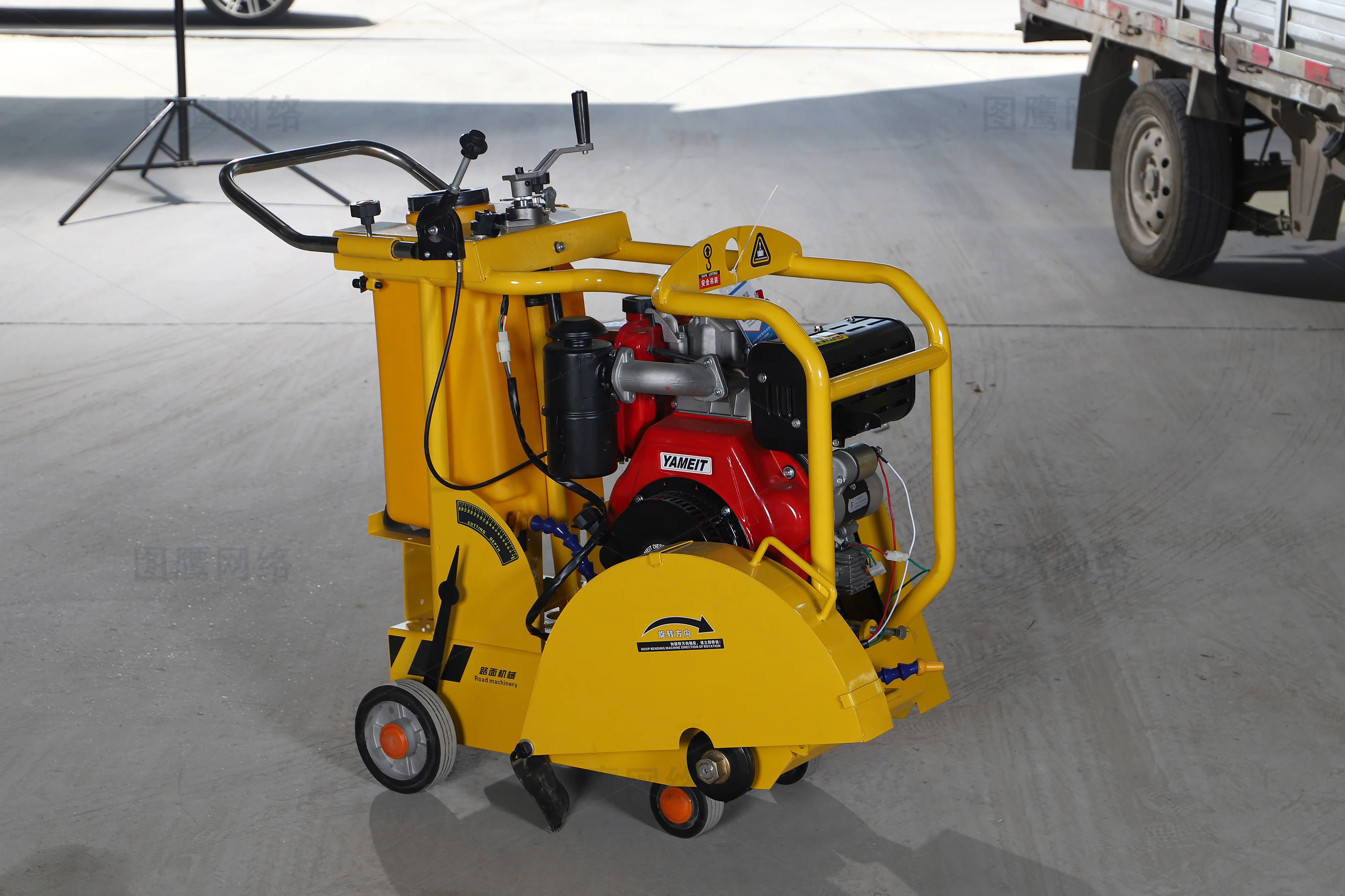 Gasoline Diesel Floor Asphalt Reinforced Small Concrete Saw Concrete Floor Cutter Road Cutting