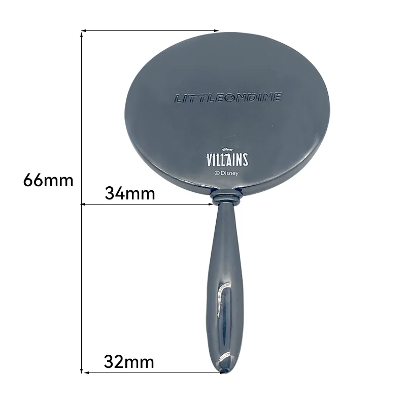Customizable Logo Fashion Girls Vanity Mirror Portable Metal Hand Held Mirror
