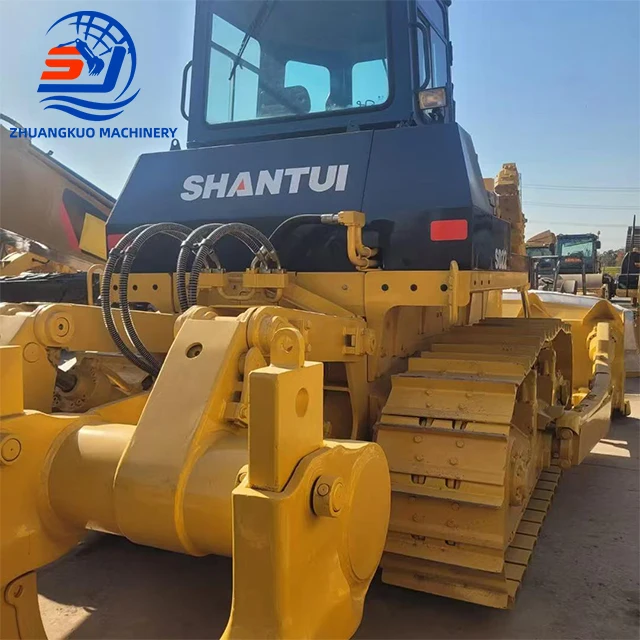 Конкурсная цена изготовленный в Китае оригинальный бульдозер Shantui SD22 подержанный гусеничный с двигателем Cummins и компонентами насоса