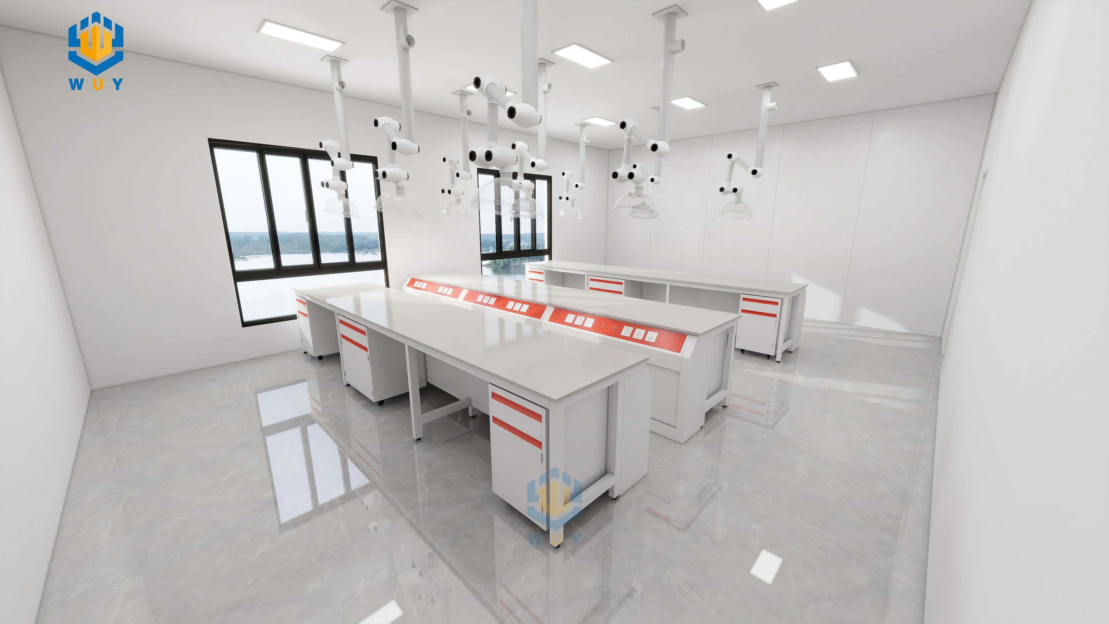 Chinese factory sale laboratory furniture lab work bench steel working table for sale