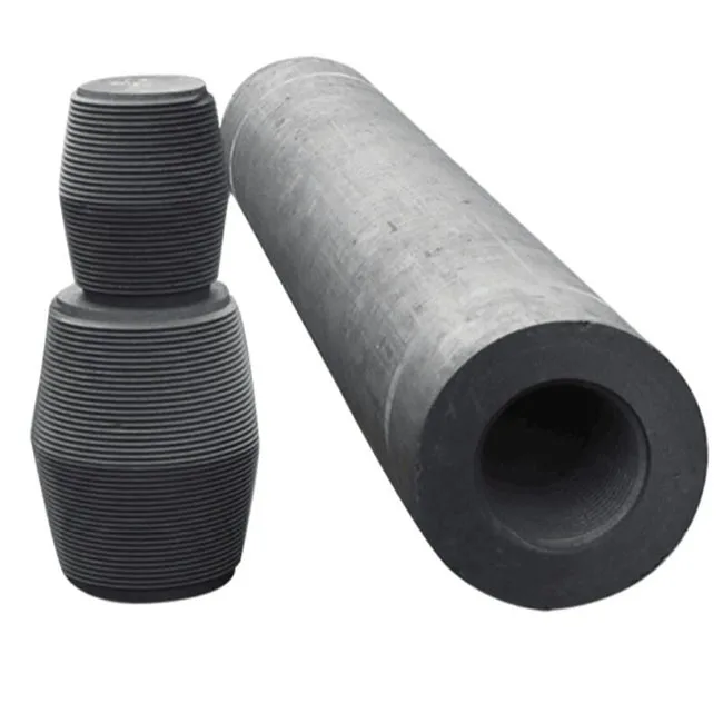 UHP SHP for furnace EAF LF Graphite Electrodes company Graphite materials EAF UHP 400mm Graphite Electrodes With Nipples